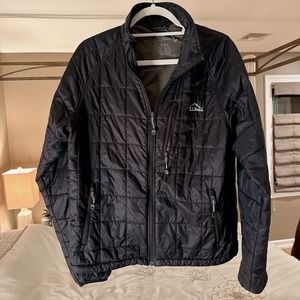 L.L. BEAN Men's Black PrimaLoft Packaway Quilted Lightweight Jacket | Medium